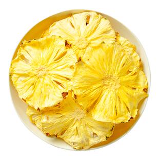 烘干菠萝片500g凤梨干泡水果片波罗干果水果茶波萝圈零食蜜饯装饰