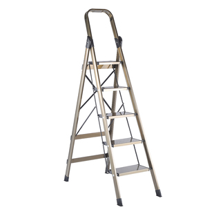 家用梯子折叠梯加厚铝合金梯子室内便携爬扶四步五步高端伸缩楼梯