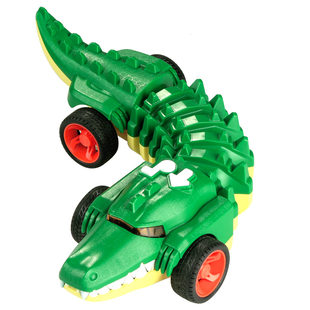 儿童电动鳄鱼会动跑爬走路2一3岁4宝宝6爬行车摇摆小鲨鱼男孩玩具