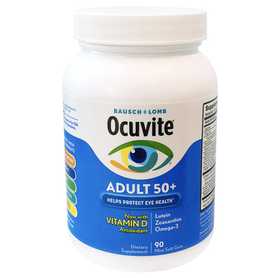 美国博士伦鱼油叶黄素保护视网膜