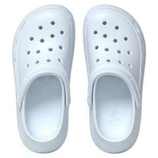 chikoku雪浪5cm厚底增高婚纱洞洞鞋女新款足弓支撑防滑沙滩凉鞋