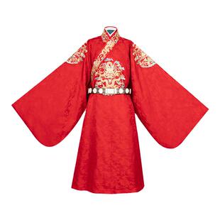 重回汉唐X尚食同款婚服 龙潜云野明制正品原创汉服男装婚服套装