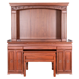 新中式供桌家用供神桌实木神台佛台观音菩萨财神供奉拜拜贡台佛堂