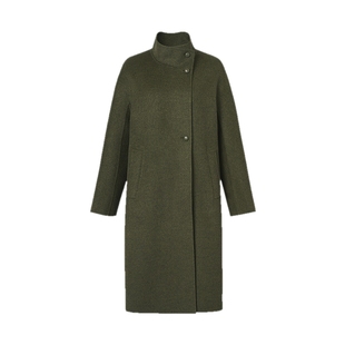 【羊毛骆驼绒】ELSEWHERE珂思商场同款毛呢大衣女外套2025冬新款