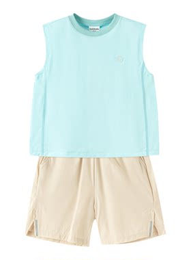 巴拉巴拉套装男童轻量背心上下装