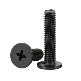 黑色304不锈钢扁平头螺丝钉笔记本薄头大平头小螺钉M2M3M4M5M6MM