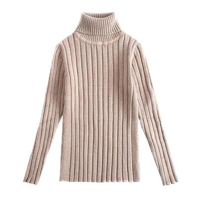 毛衣加绒加厚高领套头打底衫