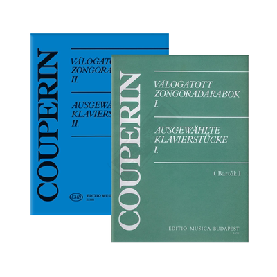 库普兰钢琴作品选集全套共1-2