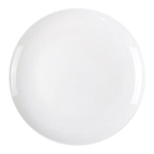 圆盘密胺浅盘圆形平盘子盖浇饭盘塑料餐具自助餐盘快餐炒菜盘商用