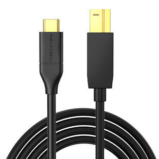 USB3.2GEN2 typec转USB-b方口数据线10Gbps高速传输笔记本电脑连接硬盘盒打印机扫描仪显示器手机连接线1m3米