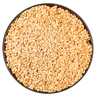 亚麻籽中药材500g克熟黄金亚麻籽仁熟胡麻亚麻籽高亚麻酸亚麻籽粉