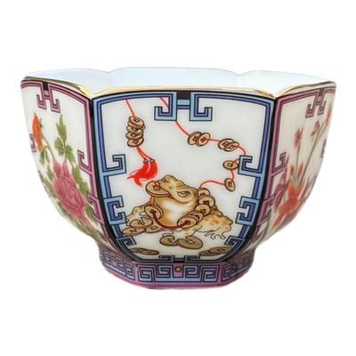 聚财主人杯个人专用男女杯子六方品茗杯陶瓷功夫茶盏高档单杯送礼