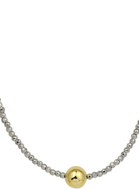 金属碎银子项链女高级感轻奢