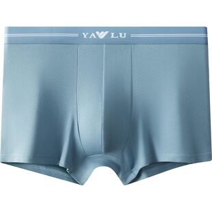 雅鹿男士内裤男款纯棉抗菌高弹力四角裤大码宽松平角短裤2025新款