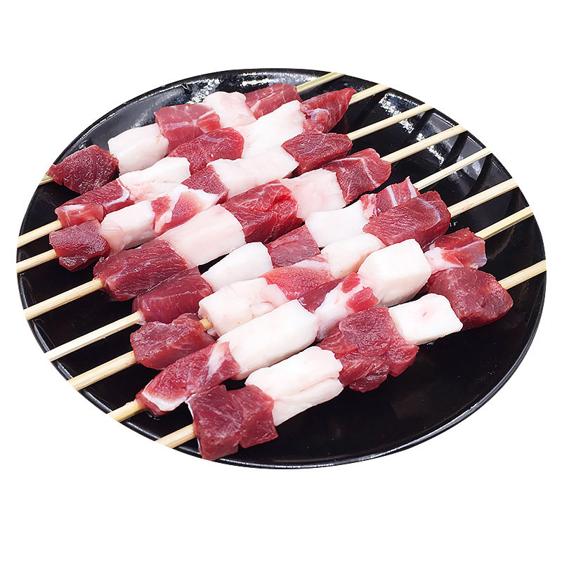 内蒙古羊肉串新鲜烧烤食材半成品