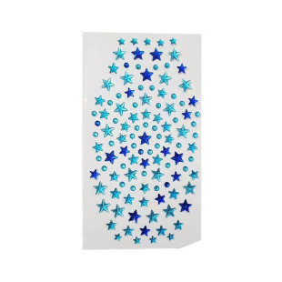 儿童舞台妆星星脸贴钻石贴纸演唱会化妆饰品脸部装饰贴钻应援妆容