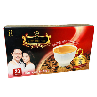 越南代购TNI KING COFFEE 添爱尊尚三合一3in速溶咖啡20包*16克