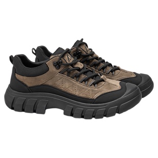 奥康 秋季新款男鞋休闲鞋厚底增高耐磨拼接单鞋百搭潮户外鞋