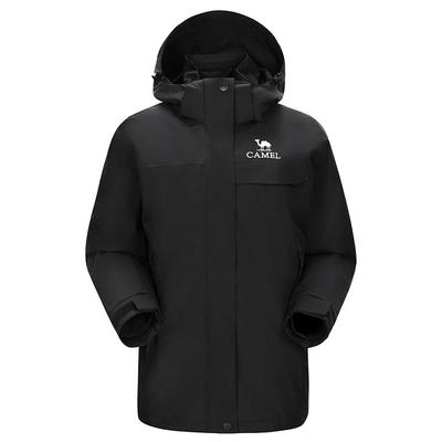 鹅绒内胆三合一冲锋衣骆驼