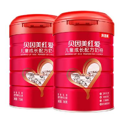贝因美红爱儿童牛奶粉700g×2罐