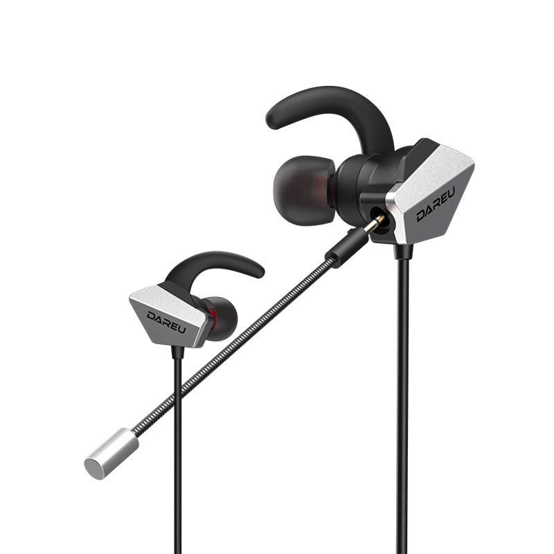 达尔优耳机EH728pro有线手机游戏运动学习USB电脑入耳式带麦克风