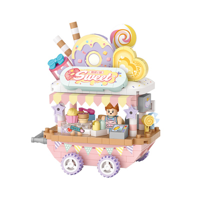 俐智Loz积木雪糕贩卖车