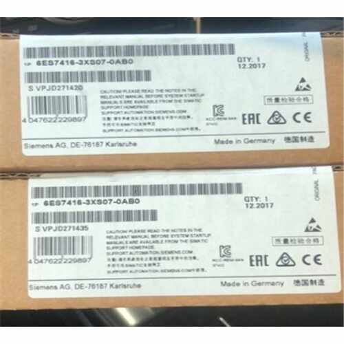议价6ES7416-3XS07-0AB0 S7-400CPU 416-3中央处理器6ES74163XS07