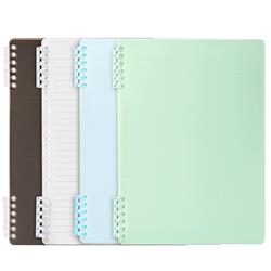 得力不硌手PP线圈本A5/B5加厚