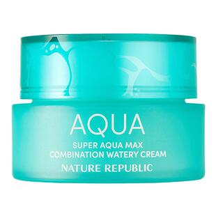 韩国NATURE REPUBLIC自然乐园 AUQA保湿面霜 混合皮肤用新版包装