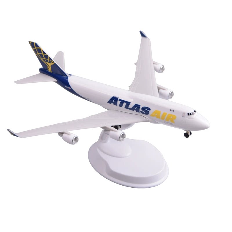 20cm开舱门747UPS货运飞机模型