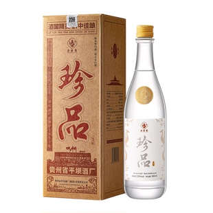 【贵州平坝】金壶春大珍品酱香型53度光瓶茅源菌种白酒500ml礼盒
