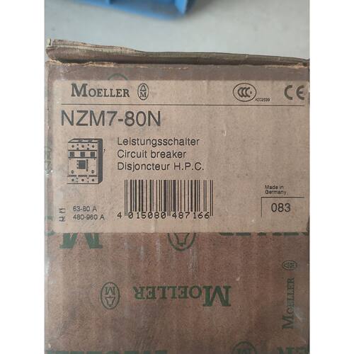 询价-德国MOELLER断路器NZM780N额定电流6可维修
