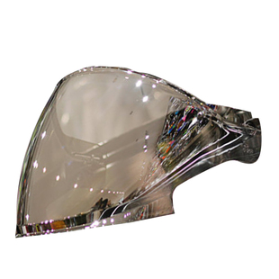 GSB头盔半盔镜片 G-263 JET-3型号原厂镜片透明 茶色 镀黑红 度蓝