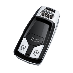 新款奥迪a4l钥匙套适用2021款q5L A5 TT RS4高档汽车壳扣全包男女