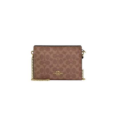 COACH/蔻驰女士链条包拉链开合包