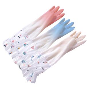 家用厨房洗碗的手套女士橡胶胶皮做饭刷碗防水家务清洁洗衣服专用