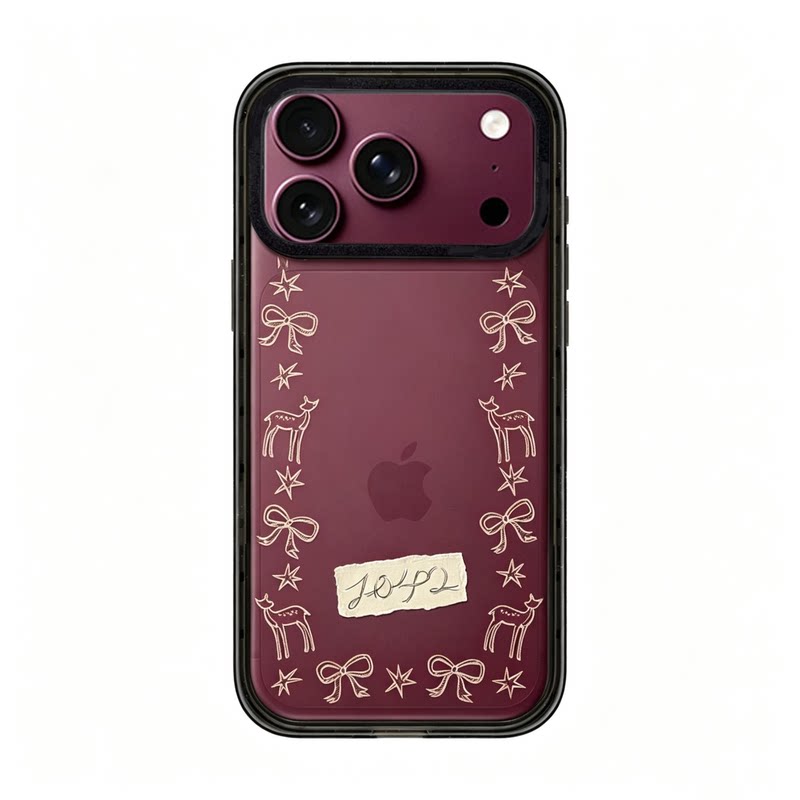 【韩国代购】新款樱桃红大王蛇适用iphone17promx手机壳苹果18外壳16/15pro/plus防摔套苹果14/13磁吸Magsafe