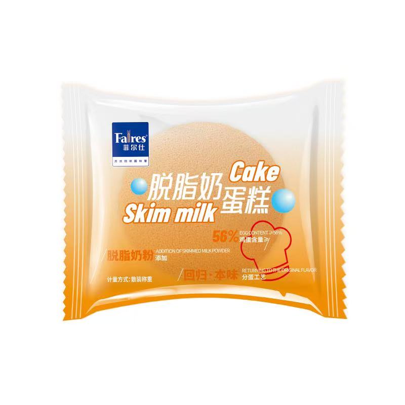 【官方正品】菲尔仕脱脂奶蛋糕营养早餐上班鸡蛋代餐解馋软面整箱
