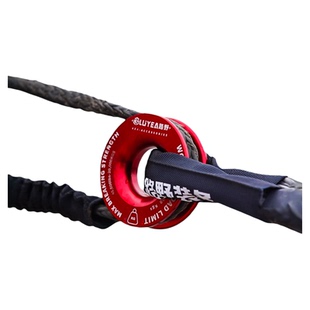 路野装备越野脱困定滑轮夹板滑轮越野车改装救援拖车绳绞盘绳拖车