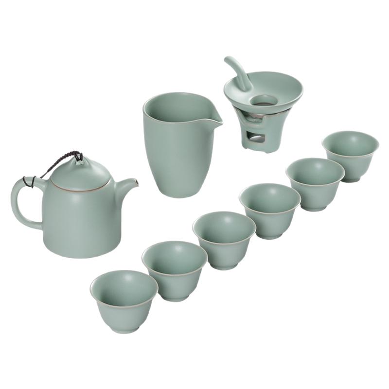 陶瓷寒舍整套家用简约汝窑茶具