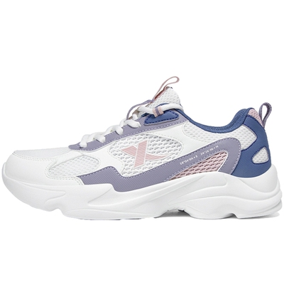 特步女鞋运动鞋网面透气跑步鞋