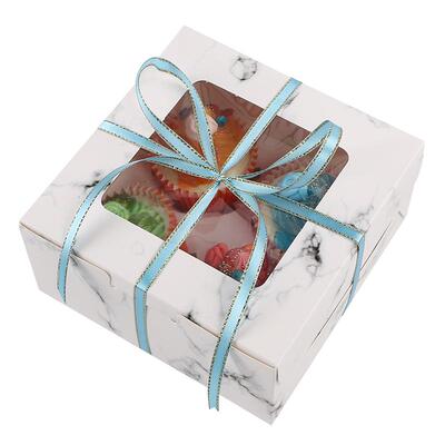 1/2/4/6/12粒装纸杯蛋糕包装盒