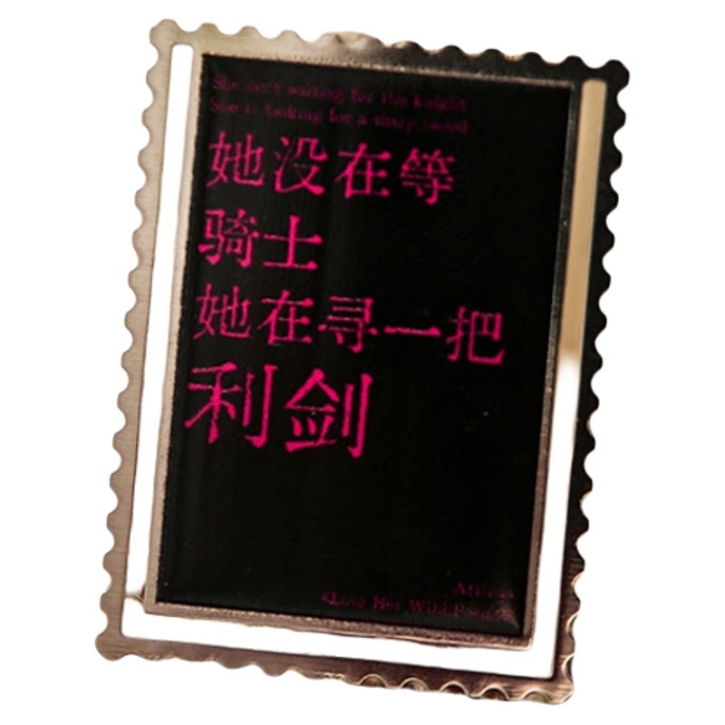 金属书签高档精致高级感 文艺简约小学生书签夹 高颜值实用礼物