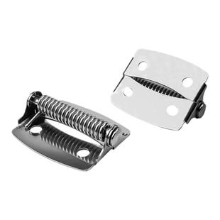 不锈钢蝴蝶弹簧合页自动关门复位回弹闭门器沙门纱窗平面活页铰链