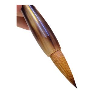 蜀乐文房正宗正品狼毫毛笔中号中楷纯狼毫毛笔专业级精品欧楷行书草书篆书楷书隶书专用书法三副笔临帖定风波