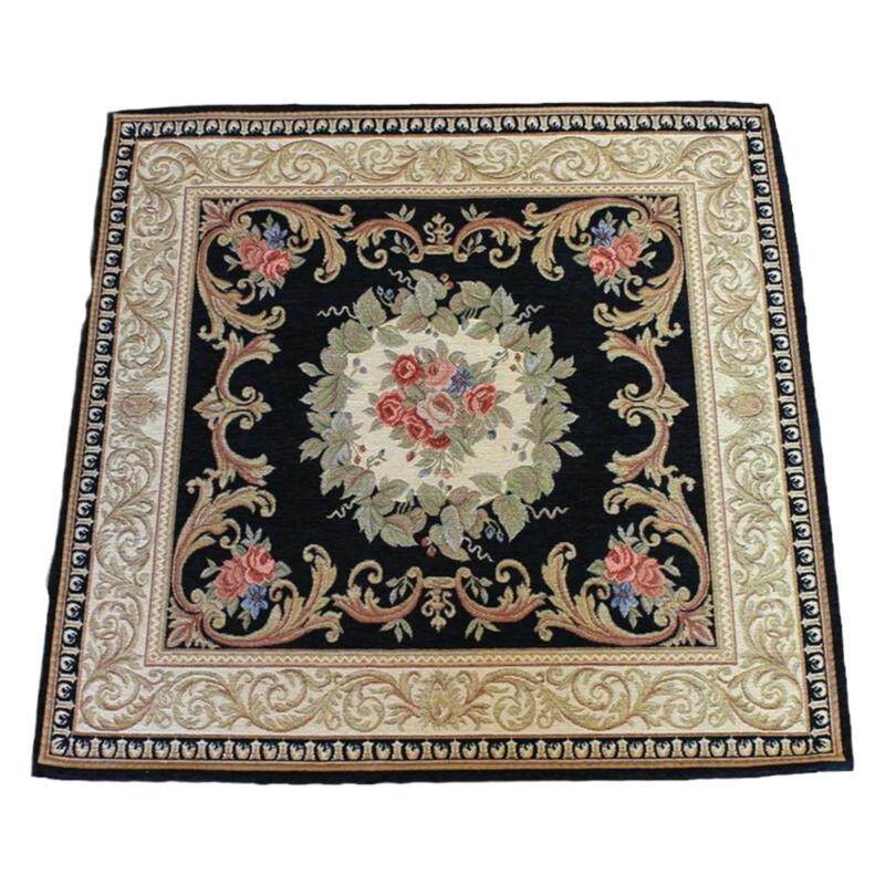 欧式正方形大地毯玄关地垫电脑椅子家居入户门垫书房脚垫卧室机洗