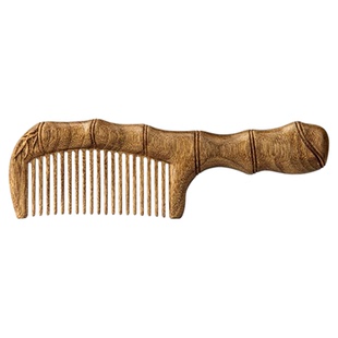 邢粮木艺节节高升金丝楠木梳子礼盒装刻字定制生日新年送礼物女士