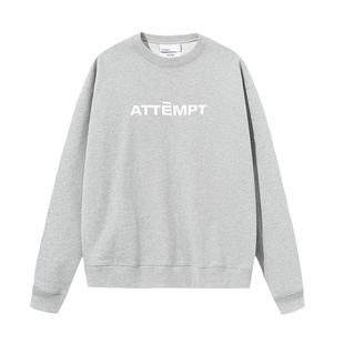 ATTEMPT 定番产品 基础Logo圆领卫衣/连帽卫衣/休闲卫裤