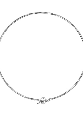 防过敏无缝焊接欧美嘻哈方链纯钛