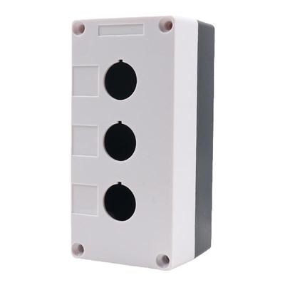 塑料按钮开关盒控制盒3孔